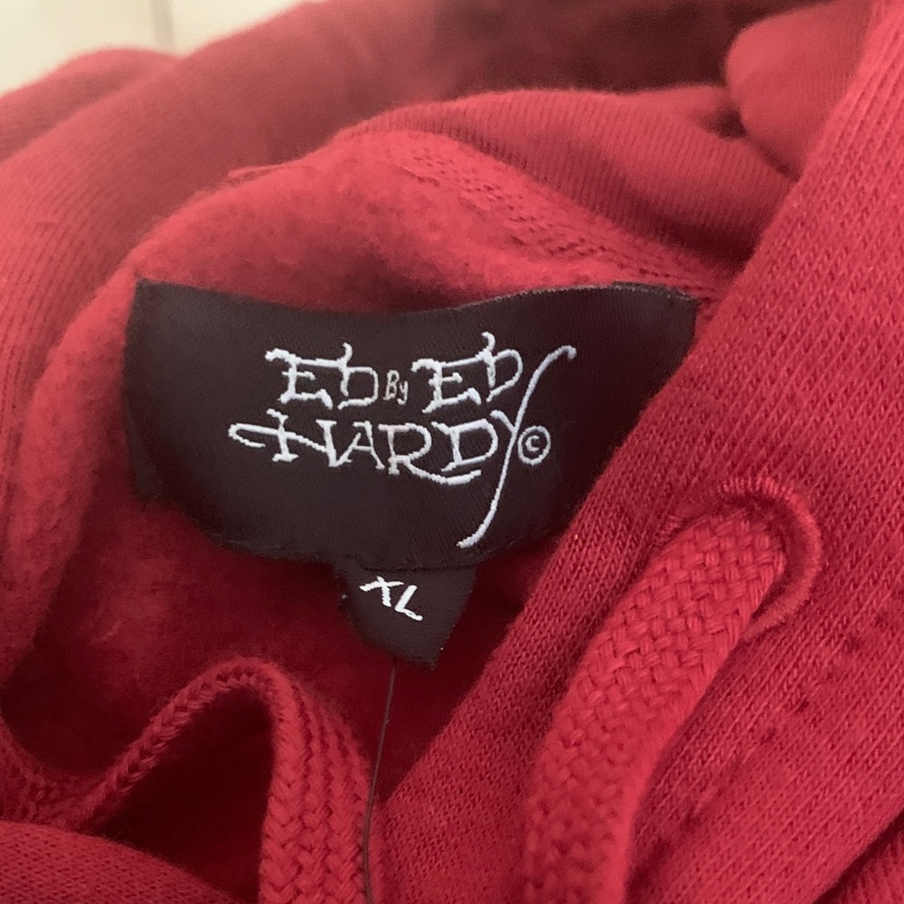 Ed Hardy Red Crewneck Sweater